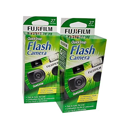 Fujifilm QuickSnap Flash 400 Disposable 35mm Camera (Pack of...