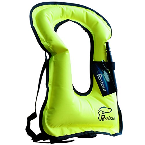 Rrtizan Snorkel Vest, Adults Portable Inflatable Swim Vest...