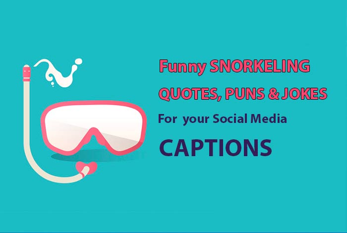 Snorkeling Quotes, Funny Puns & Jokes for your Captions | Snorkelvibe